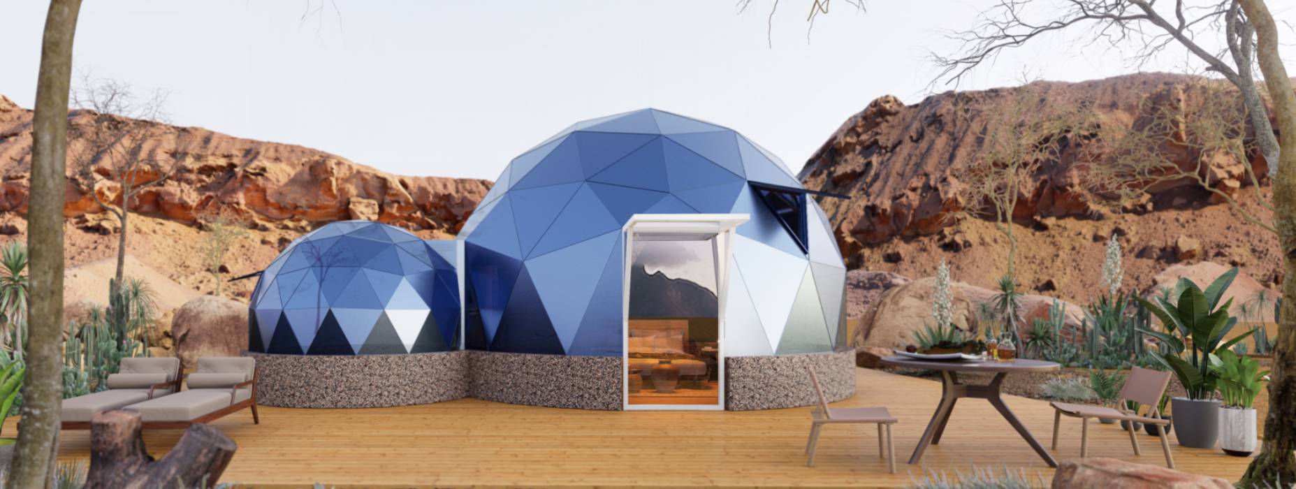 藤县球形智能光伏玻璃星空房